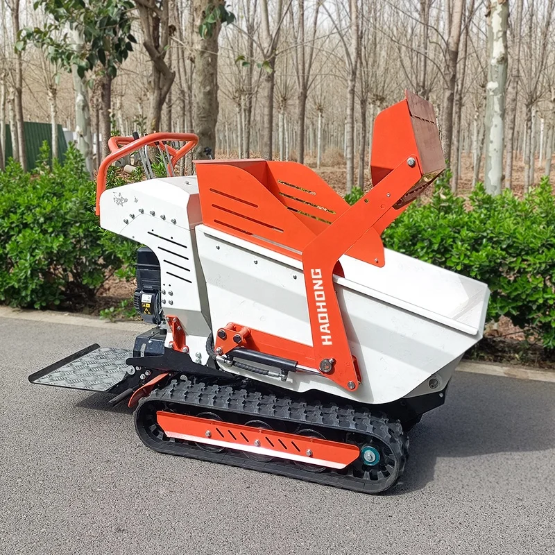 Mini Track Dumper Mini Dump Truck 500kg 800kg 1000kg diesel/gasoline Crawler Mini Dumper