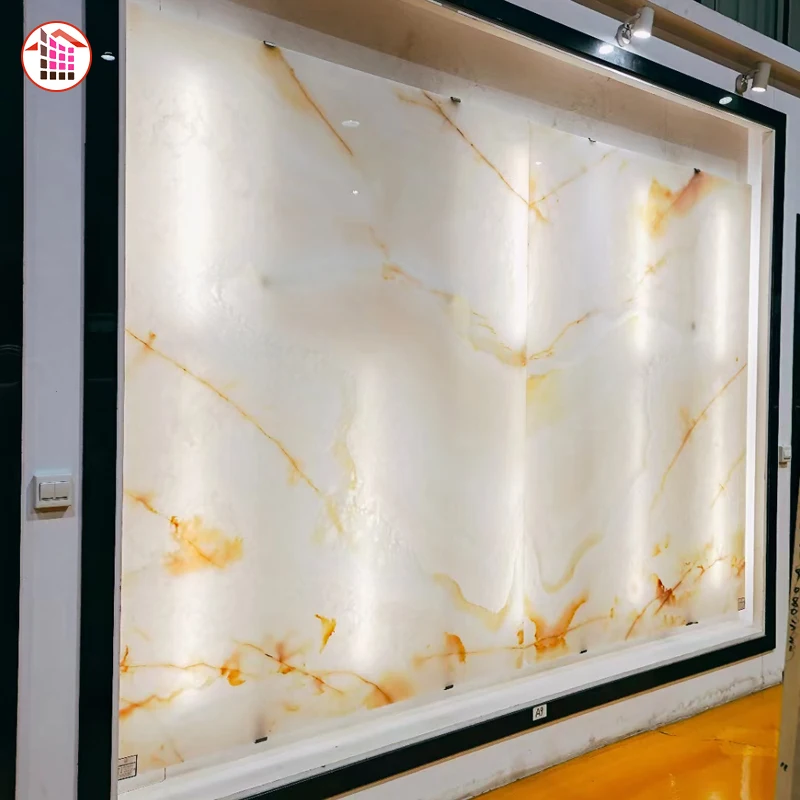 Good Price Translucent Afghanistan white Marble Onyx Stone natural white onyx  for background wall