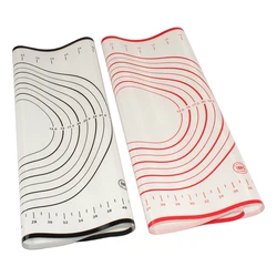 Non stick food grade 0.40mm thickness silicone dough rolling mat with measurement Silicone Pastry Mat for kneading dough
