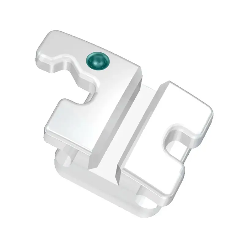 
Wholesale 11*10*2 Orthodontic Brackets Ceramic Dental Bracket Protect Teeth Alignment Braces 