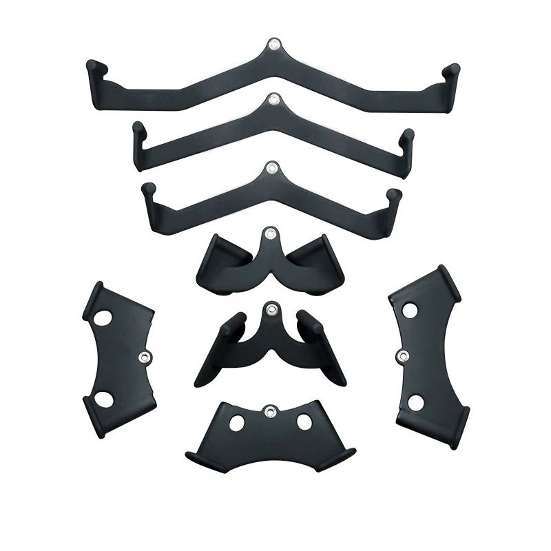 New Design Home Gym Fitness Handle Mag Grip V Pull Down Bar Pulley Cable Machine Attachments Pull Down Attachments for Fitness