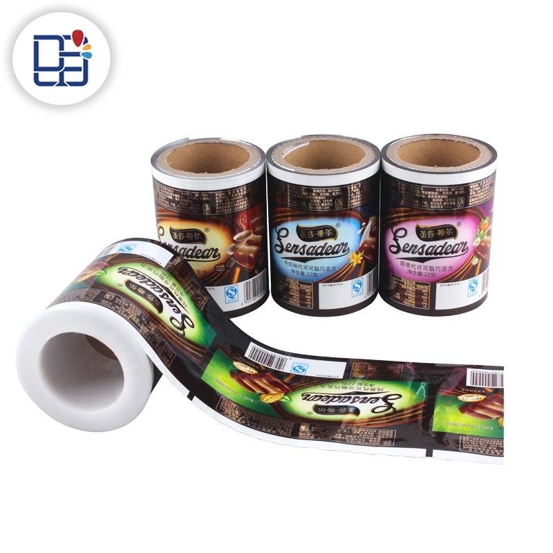 
Customized Printing Plastic Films Coffee Stick Pack Composite Packaging Materials Roll Film 