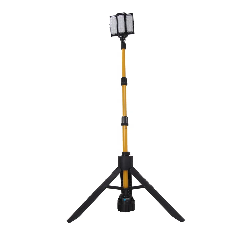10000 lumen Powerful light with 2.7 meters telescopic mast Military equipment army Tripod work light Portable led lights