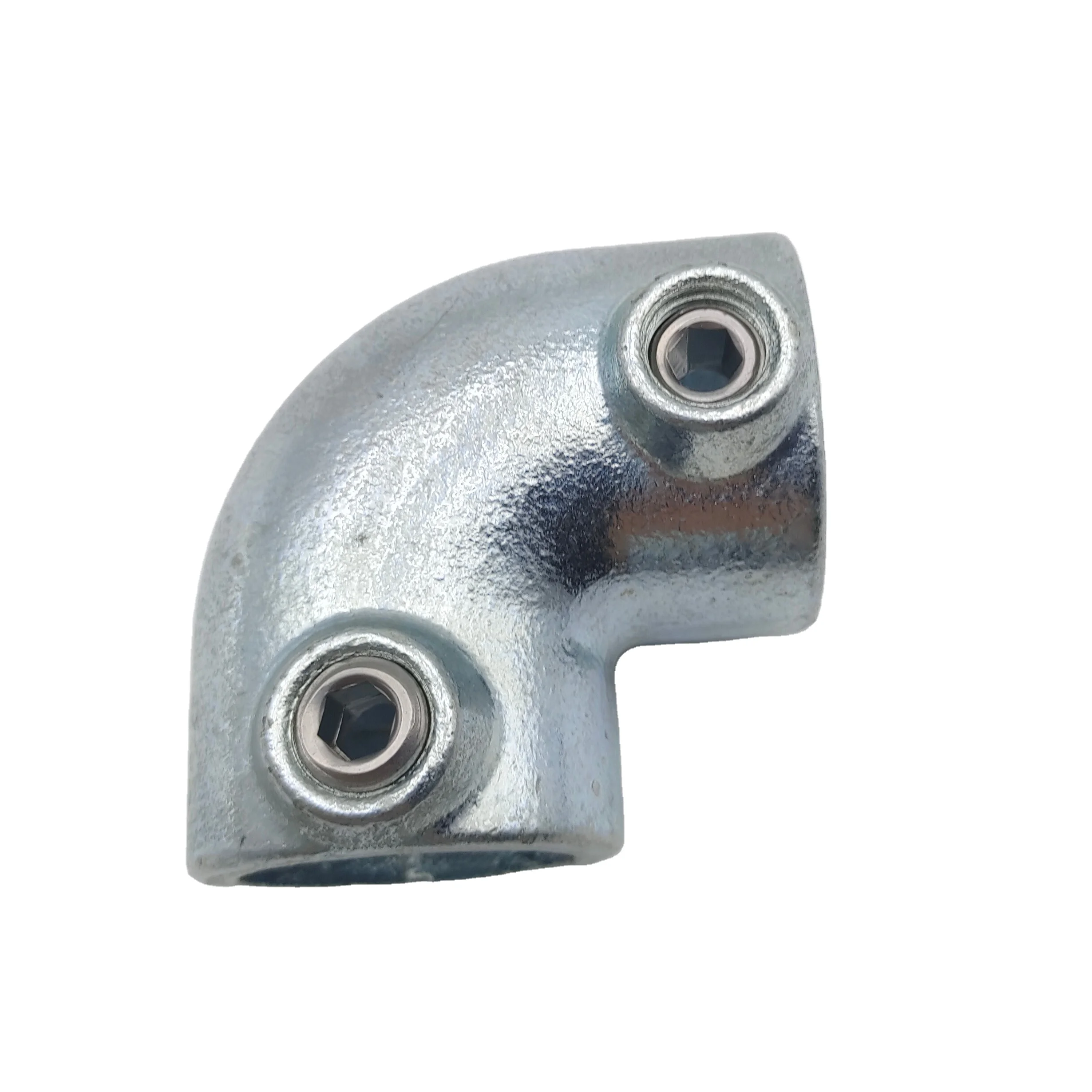 Cast Iron Hot Galvanized and Black 90 Degree Elbow Pipe Clamp