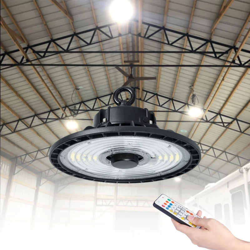 Super Bright 100W 150W 200W 240W Motion Sensing Die Cast Aluminum Housing LED UFO High Bay Light