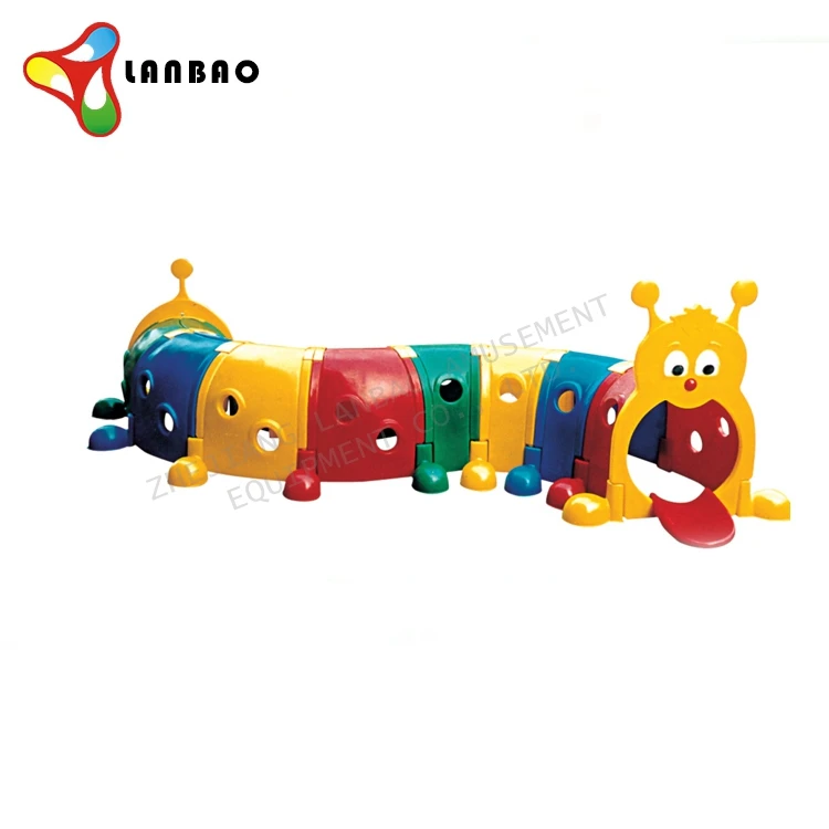 Multifunction Kids toy indoor climbing plastic tunnel baby kindergarten indoor playground equipment colorful play worm tunnel