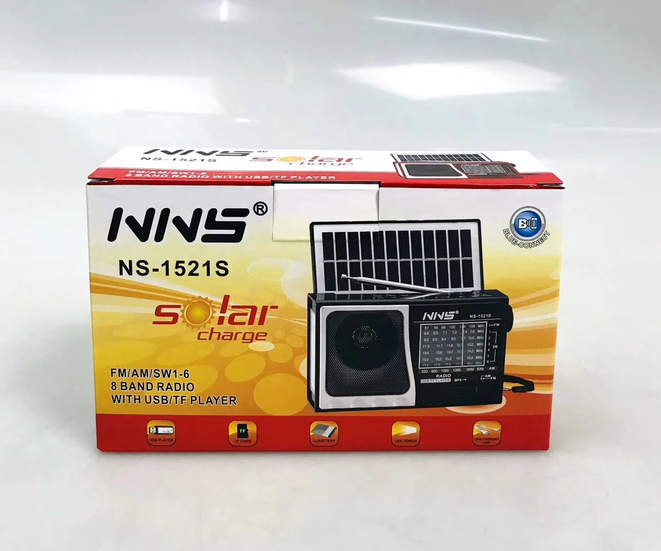  NNS 1521S FM AM SW 3 диапазона винтажное Ретро Радио перезаряжаемое радио со светодиодной подсветкой с USB SD TF Mp3 солнечной