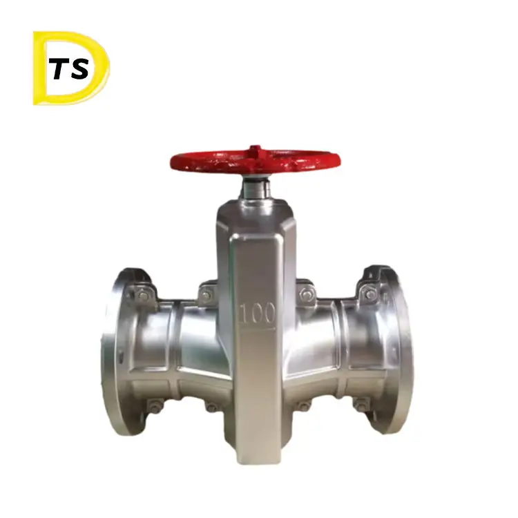 Aluminum alloy/cast iron pipe clamp valve is acid and alkali resistant and corrosion resistant