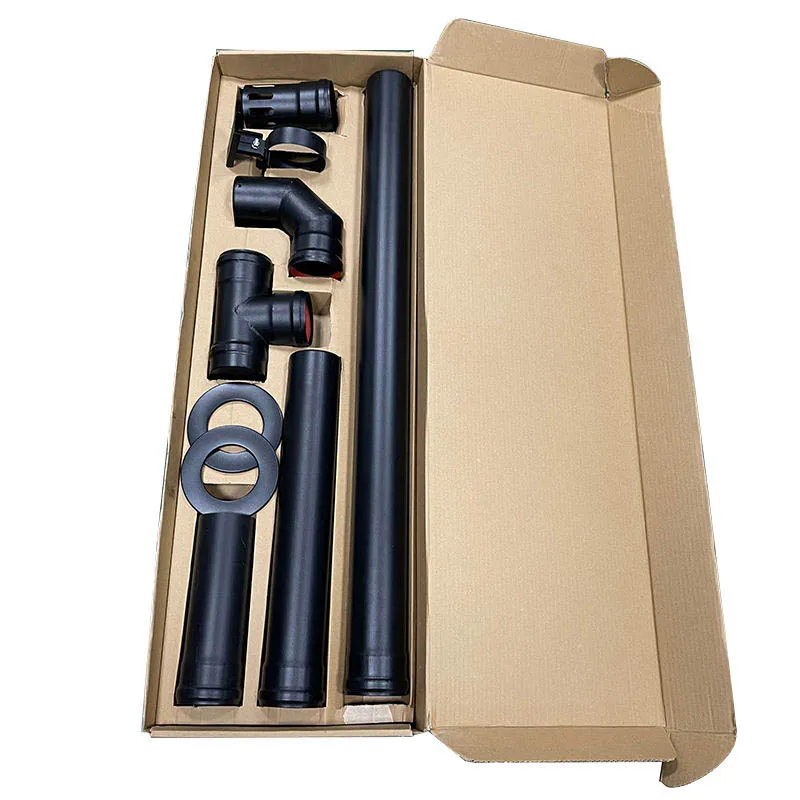 Hot Selling 80mm 150mm Pellet Stove Chimney Flue Pipe Venting Kits