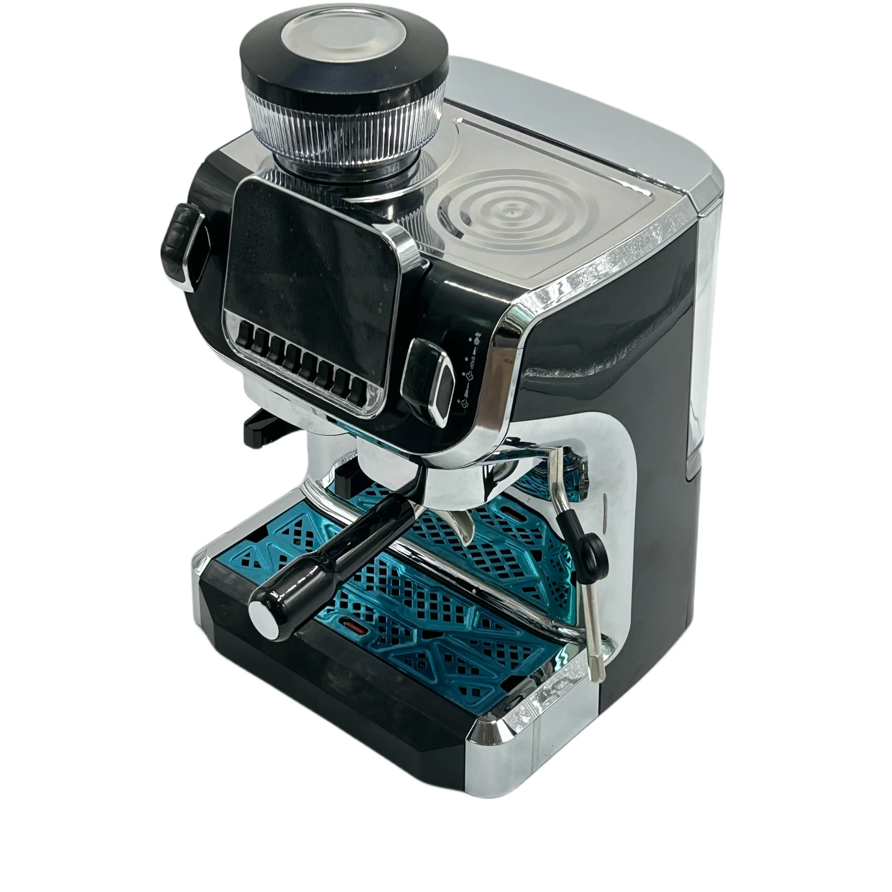 Household Automatic Commercial 3 IN 1 large screen espresso coffee maker machine with double boiler