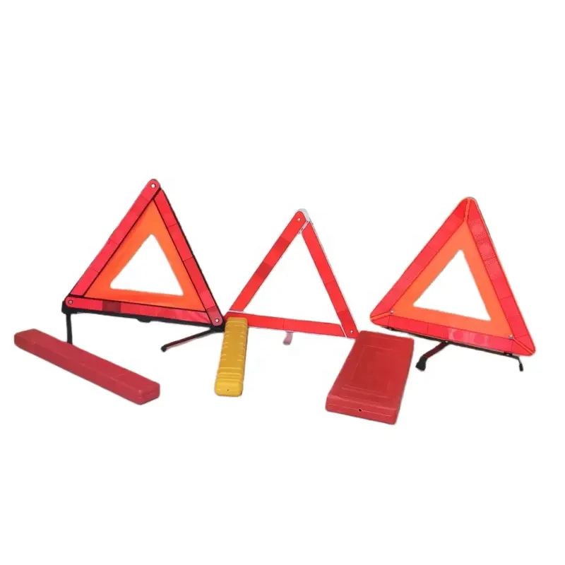 Customized Led Traffic Triangle Warning Sign Hazard Triangles Reflective Safety Warning Flashing Emergency Reflector Premium Kit