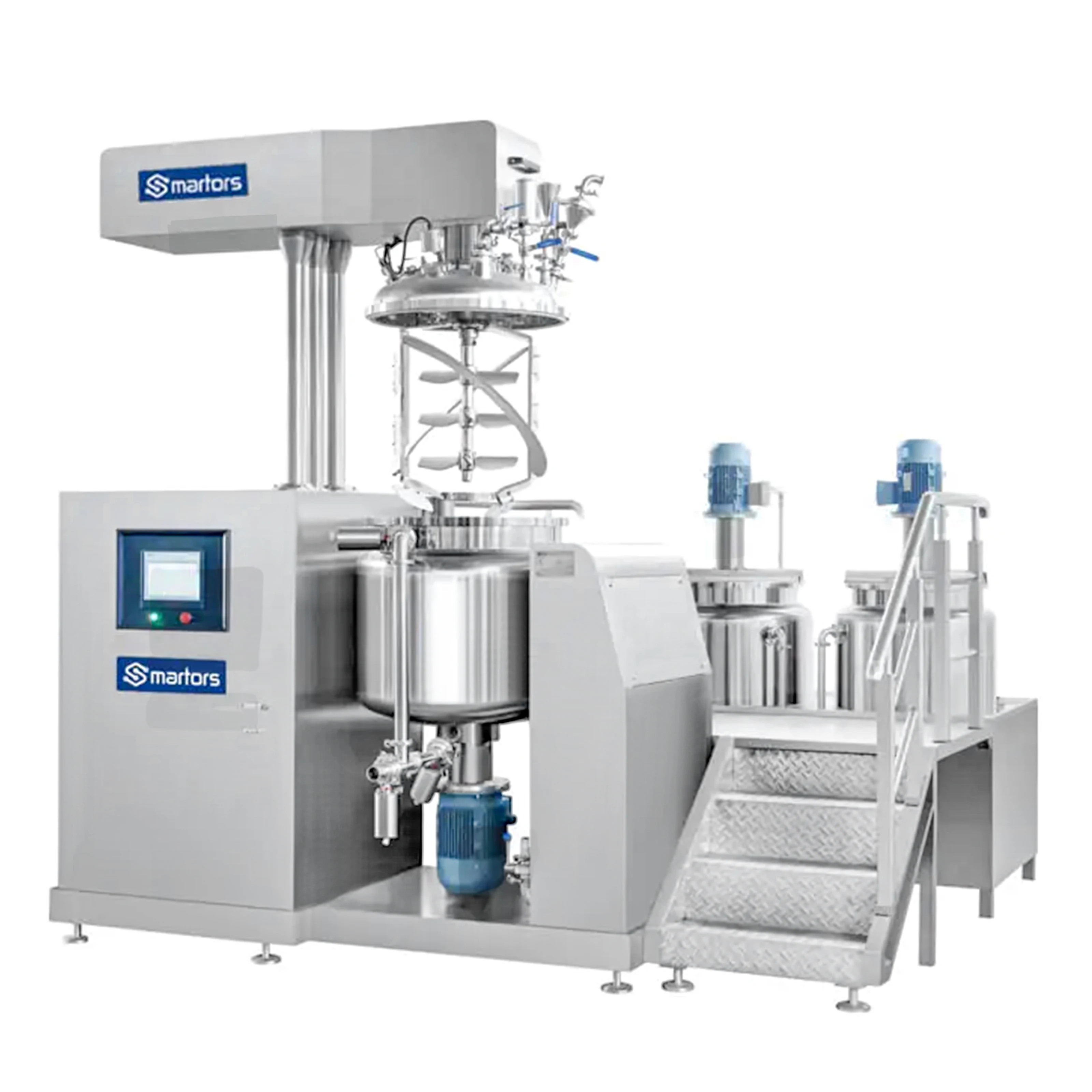 High Speed S304/S316 Hydraulic 50-2000L Mixing Tank for Food Industry with Temperature Control and CIP