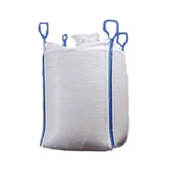 Jumbo bulk big bags are used for cement fertilizer animal feed and food materials  PP  woven bags with four stong loops