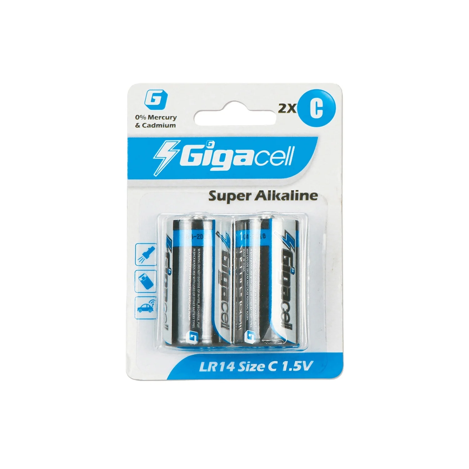 Giga  cell factory price long life LR14 battery alkaline Size C battery