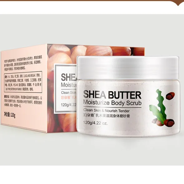Wholesale Original Shea Butter Moisturizing Scrub Cucumber Hydrating Skin Exfoliator Scrub
