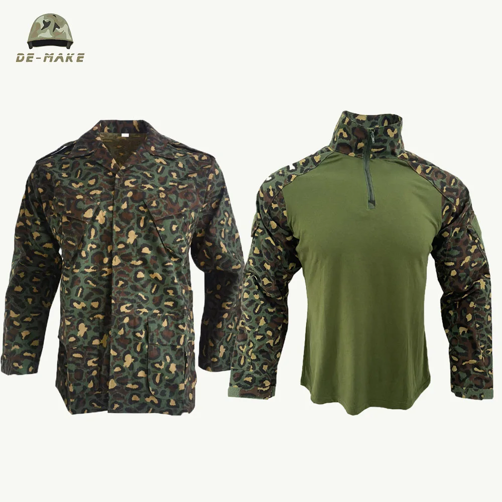 Mens tactical black uniforms green digital camouflage tactical uniform