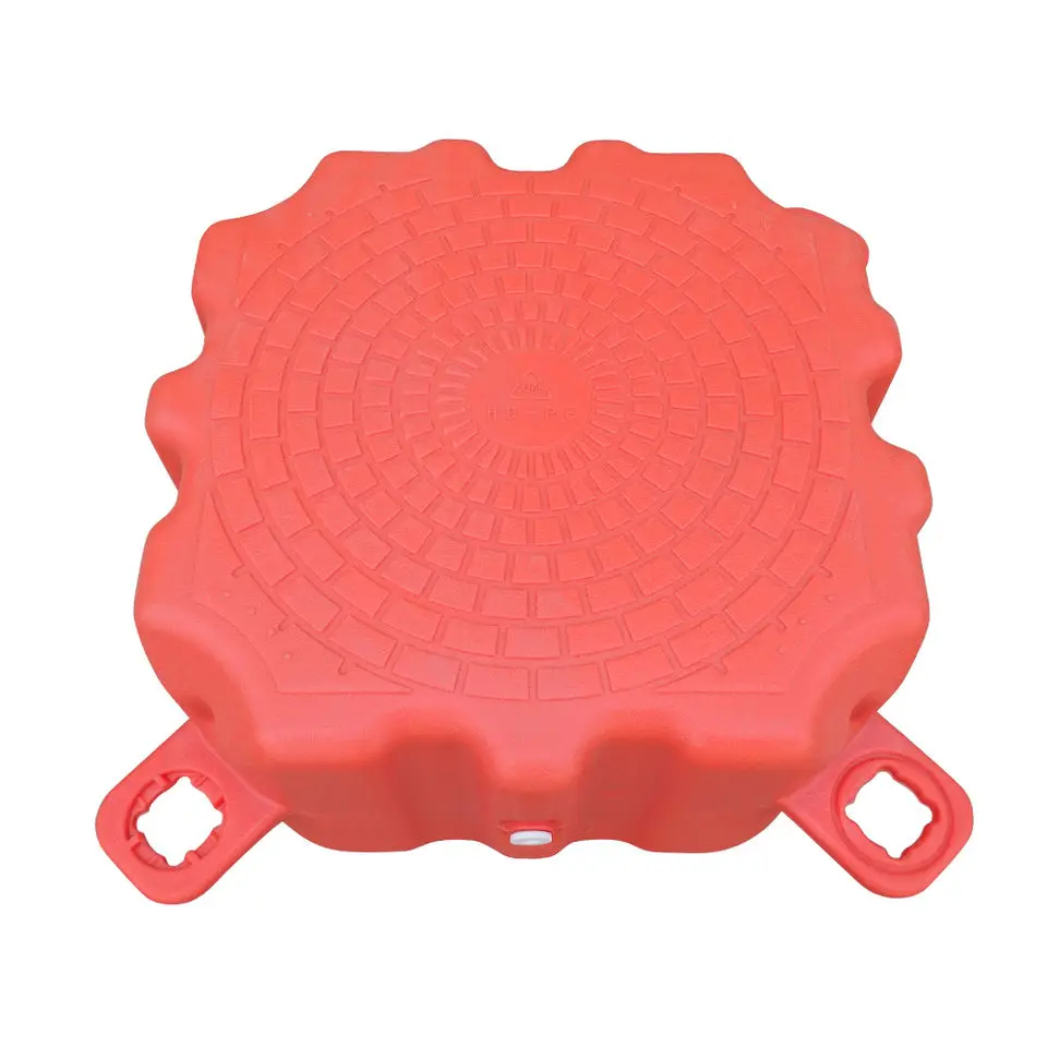 Modular HDPE Plastic Cube 500* 500*400Mm Floating Dock Pontoon Inflatable Amusement Platform Jet Ski Dock