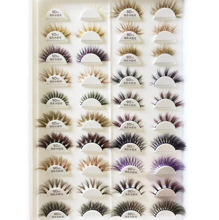 Eyelash Manufacturer Wholesale Private Label 100% Real 3D  Eye Lashes Vendor For Women
