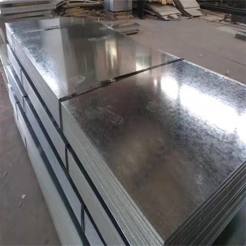 Поставка от производителя Astm оцинкованная стальная пластина Dx51d Z275 Z350 оцинкованная стальная пластина оцинкованный лист