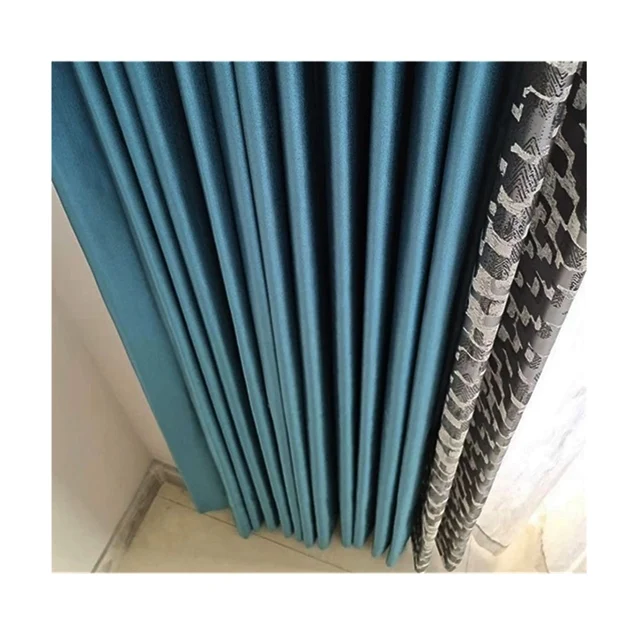 Luxury Material Style Used Room Manufacturer Blackout Curtain Jacquard Curtains For Livingroom Suppliers