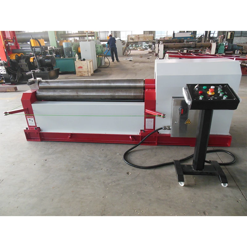 
W11-16x2500 CE certified 3 roll mechanical symmetry plate rolling machine sheet metal round or conical shape 