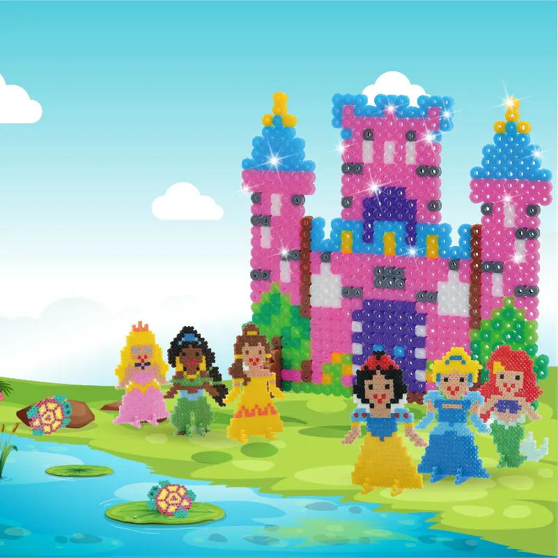 18000 fuse beads Multi-Mix 5mm buckets Kids Toys Artkal Beads For Dinosaur Series Compatible with Perler