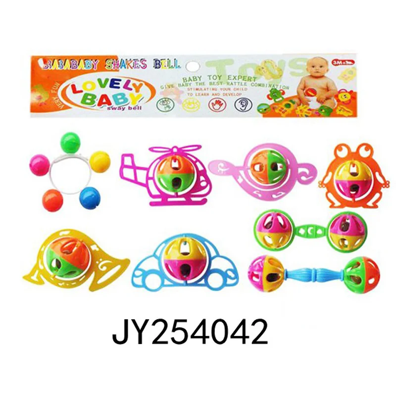 
Musical Baby Shaker Hand Bell Rattles Educational Funny Cartoon Newborn Toy 