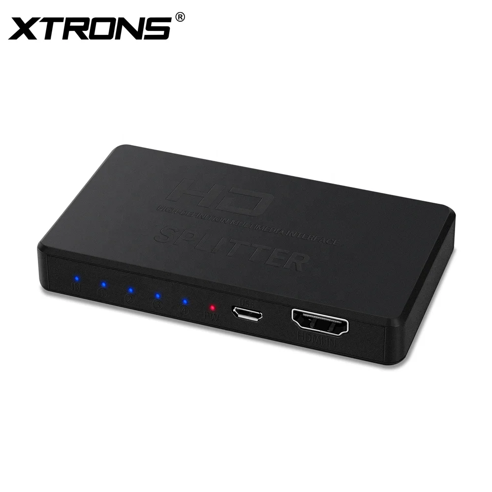 2024 NEW XTRONS 1 Input 4 Output HDMI Splitter 4K 30Hz