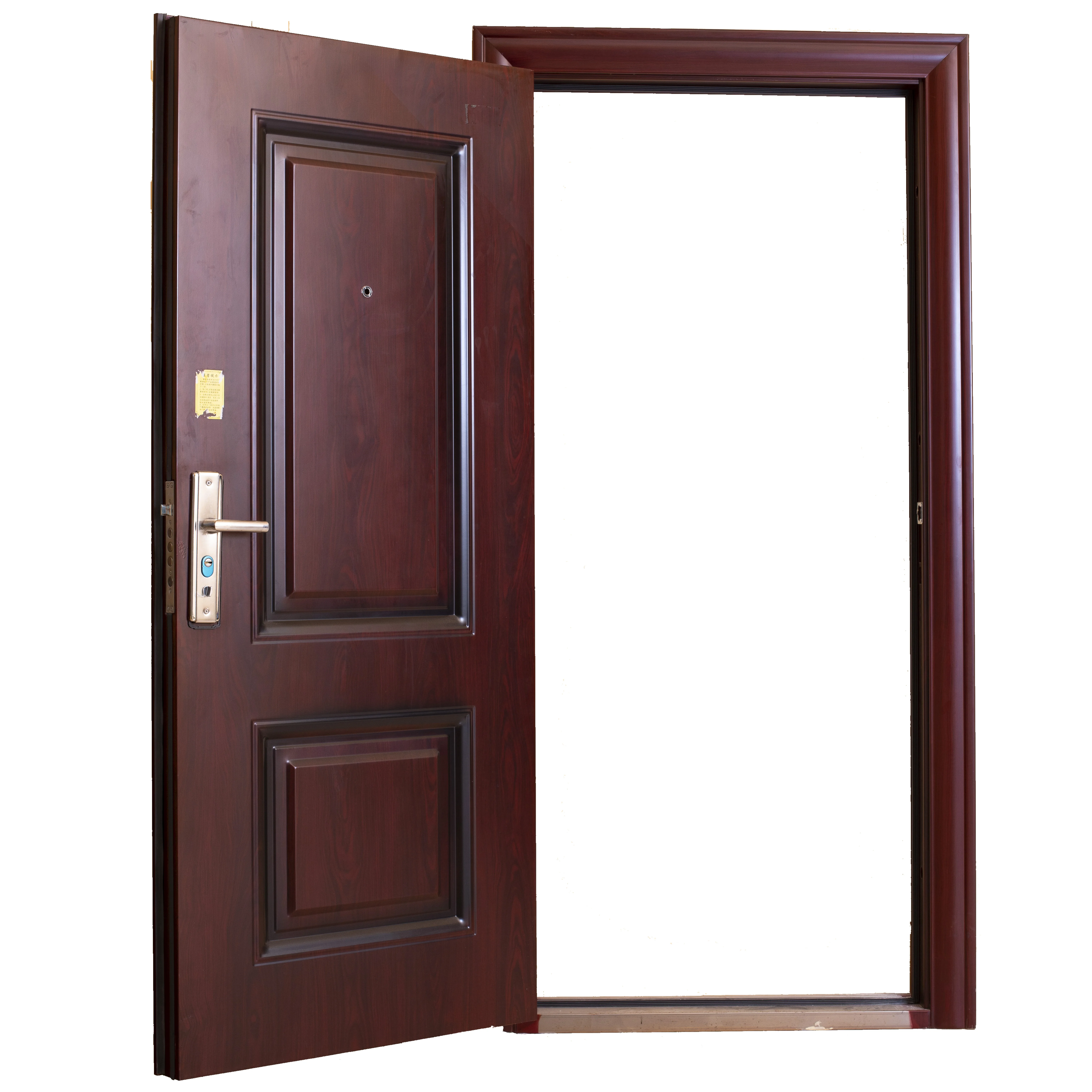 
860/960*2050mm 1 hour fire resistant steel enterance fire door for home 