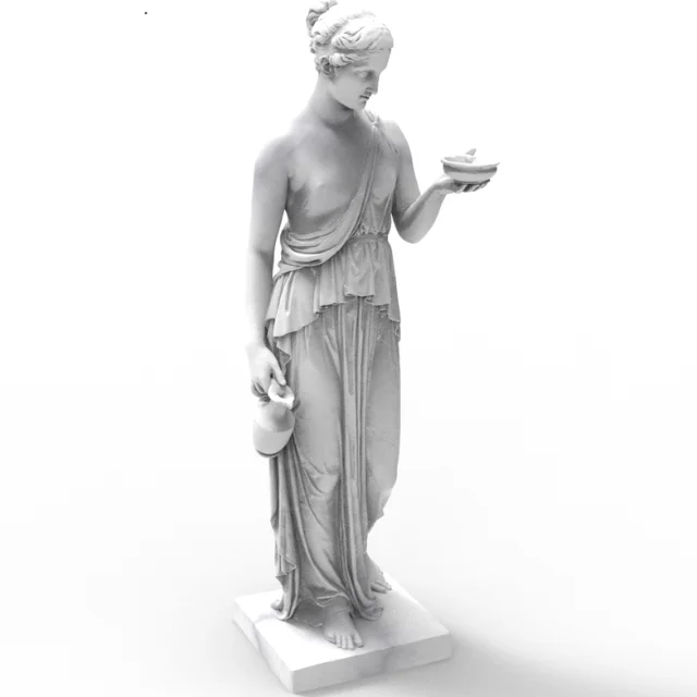 Good Price Hebe by Bertel Thorvaldsen Whole Sale Statue Decoration Packed in Wooden Case From Vietnam Manufacturer