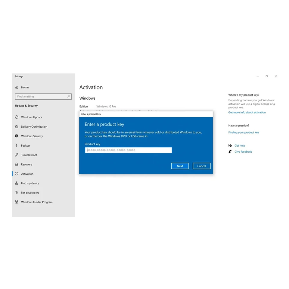 Win 10 Pro OEM ключ электронная почта Мгновенная доставка Оригинальная Глобальная лицензия онлайн активации цифровая Подлинная система программного обеспечения