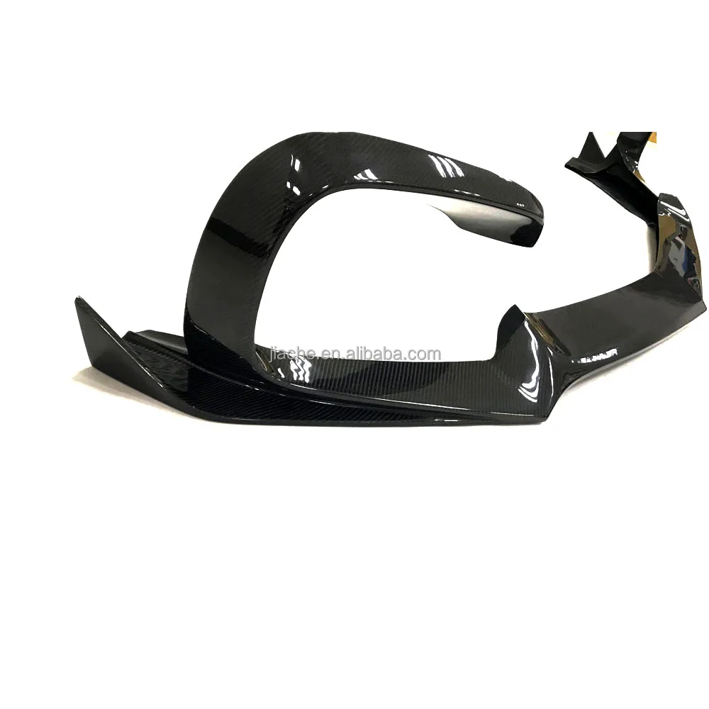 Carbon Fiber Front Lip Spoiler Splitters Flaps For Mercedes Benz AMG GT AMG GTS AMG GTR Coupe Head Bumper Chin