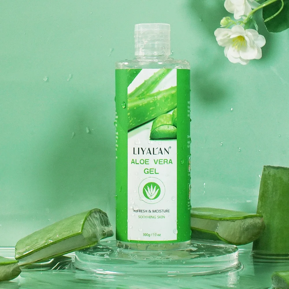 Oem Private Label Face Care 100% Natural Organic Aloe Vera Extract Sunburn Soothing Aloe Vera Gel