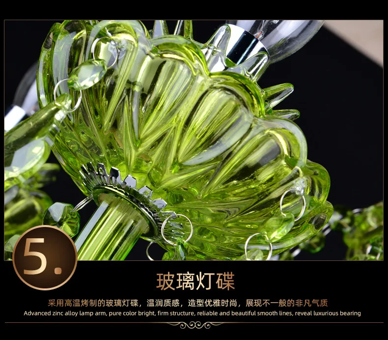 Hot Sale Stained Glass Lampshade With Crystal Antique Style Table Reading Light Tiffany Lamp For Living Bedside/Bedroom/Cafe