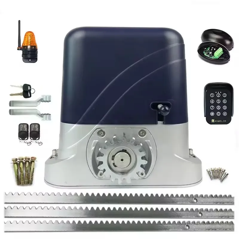 Residential 600-1000KG Geared Linear Push-Pull Electric Smooth Door Opener Smooth Door Motor
