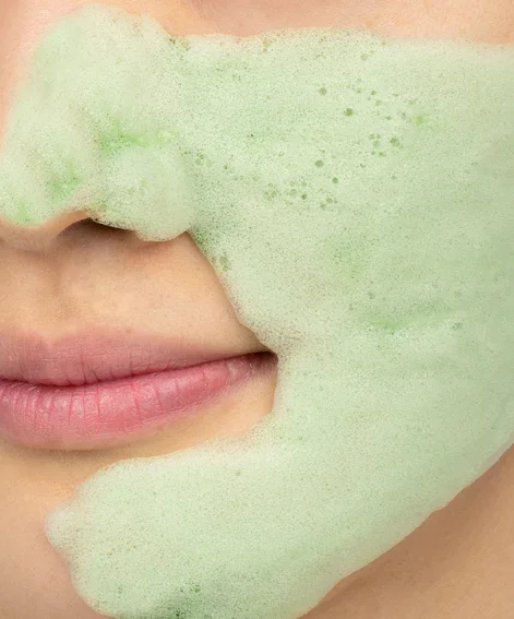 Organic Green Tea Extract Cleansing Active Oxygen Bubble Spa Mask Korean Bubble Mask Exfoliating Cleansing Face Mask