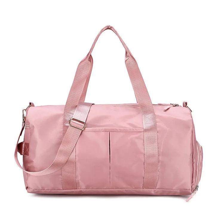 Новая спортивная сумка для тренажерного зала, модная Простая Дорожная сумка на короткие расстояния, сухая и влажная сумка для йоги с разделением