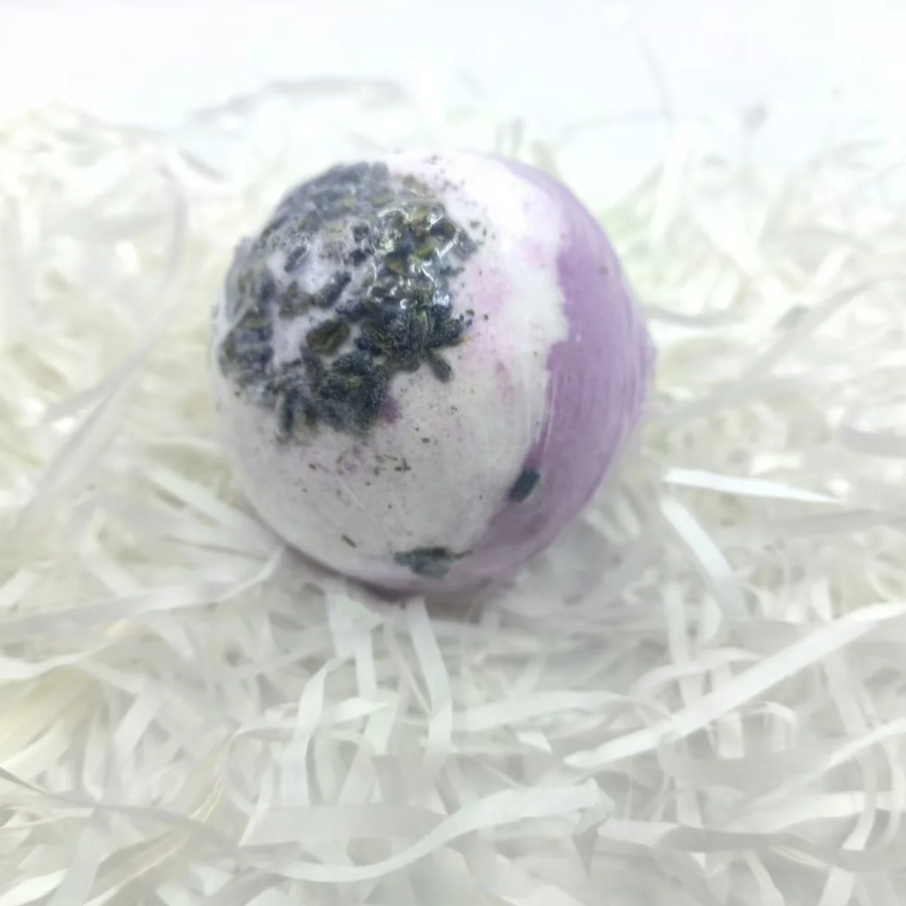 100g Bath salt ball with dried flower two-color bath salt ball set