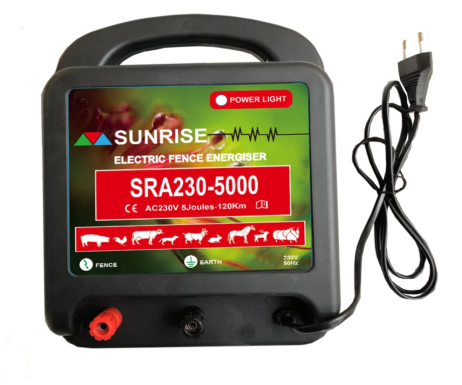 High quality & the most powerful 120 KM electric fence energizer PV protection energizer electric fence