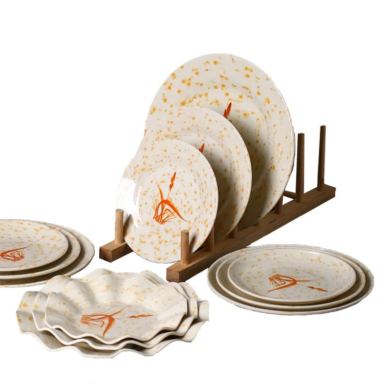 Wholesale Tableware High Grade Melamine Plate Dinner Plate Cheap Plate