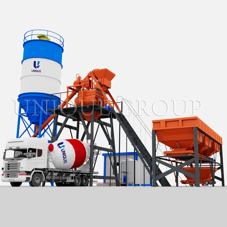 concrete plant small manufacturers simple batching plant for block machine