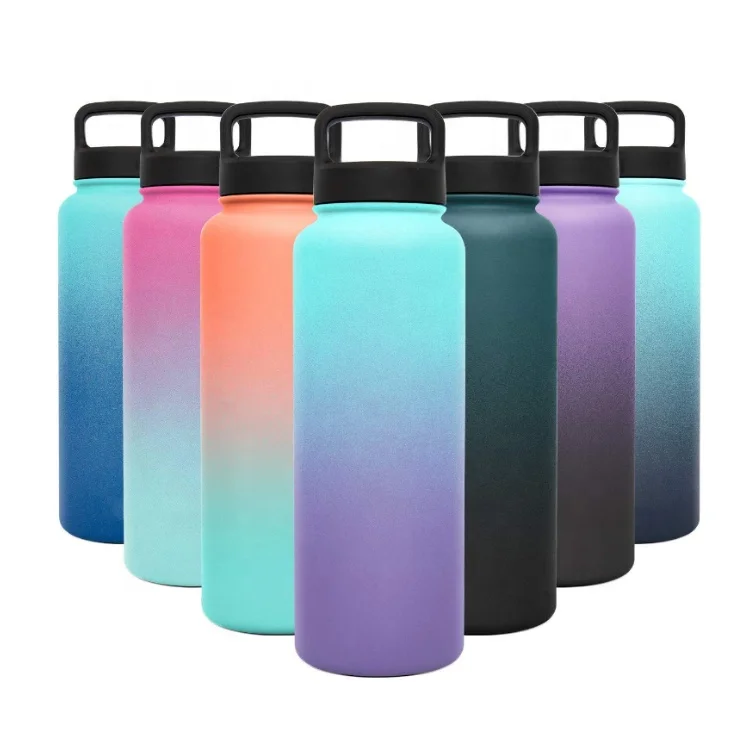 
Customized Private Label Double Wall Stainless Steel Hydro Insulated Flask Wide Mouth Sports Water Bottle 