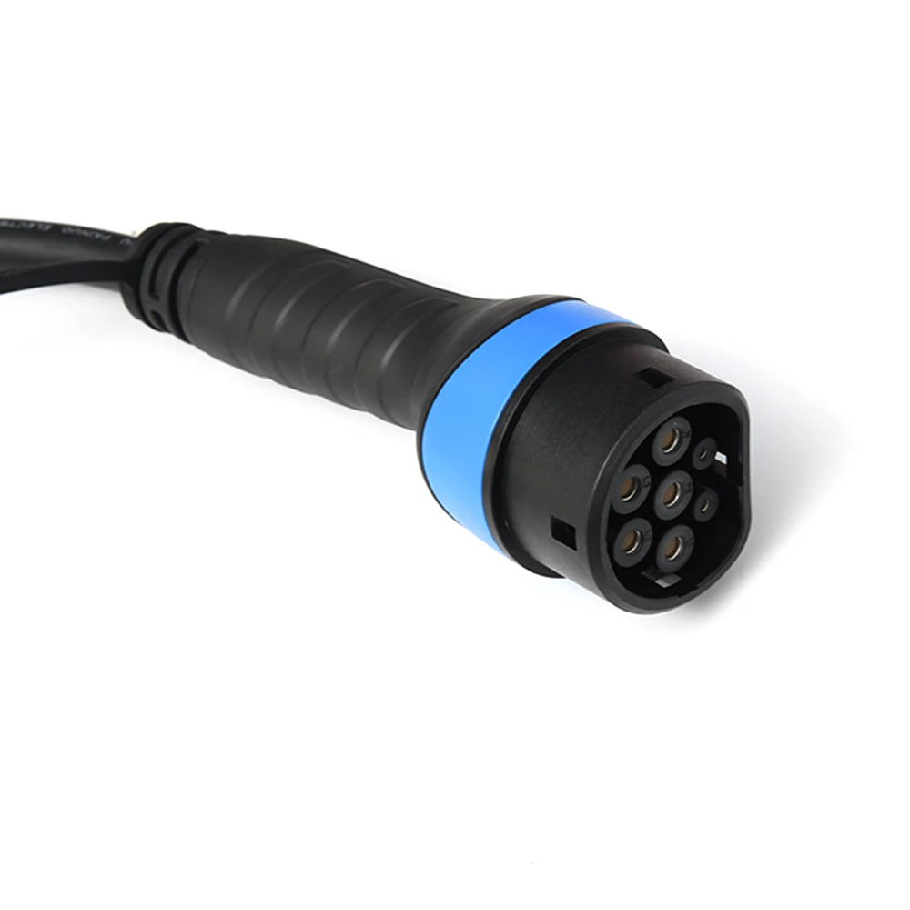 fisher Electric Car Mode 2 IEC 62196 22KW 32A 3 phase adjustable current 8A 10A 13A 16A Portable EV Charger
