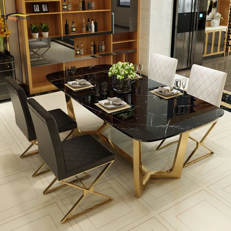 Slim stainless steel table foot krion Solid Surface round marble table top