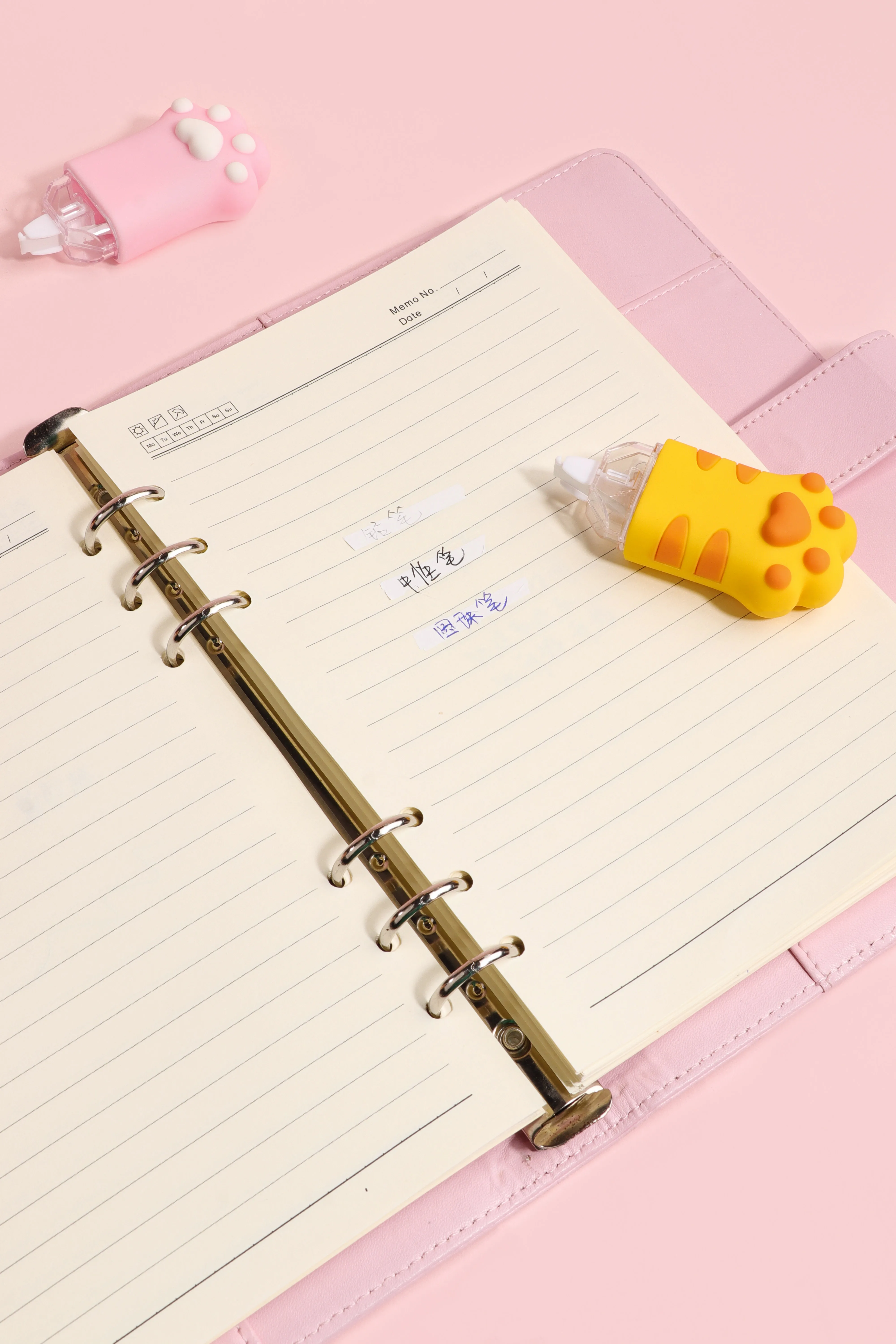 kuki Kawaii Cute Corrector Tape Funny cat paw Design Correction Tape stationery supplies
