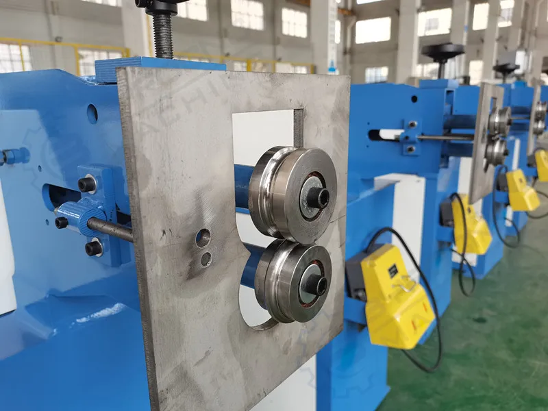 BYFOCNC HAVC Air Electric Round Duct Reel Grooving Manual Beading Linkage Machine