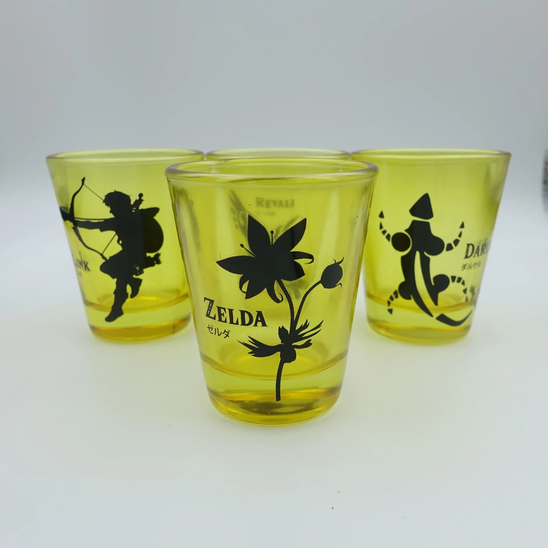 Personalized 2oz Souvenir Custom City Logo Shot Glasses coloured shot glasses sublimation Glass  Promotional gifts