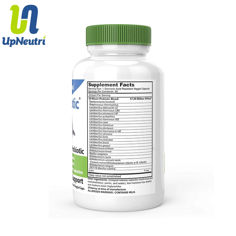 Probiotics Lactobacillus Acidophilus, Bifidobacterium Infantis 60 billion CFU Probiotics capsules OEM/ODM Private Label