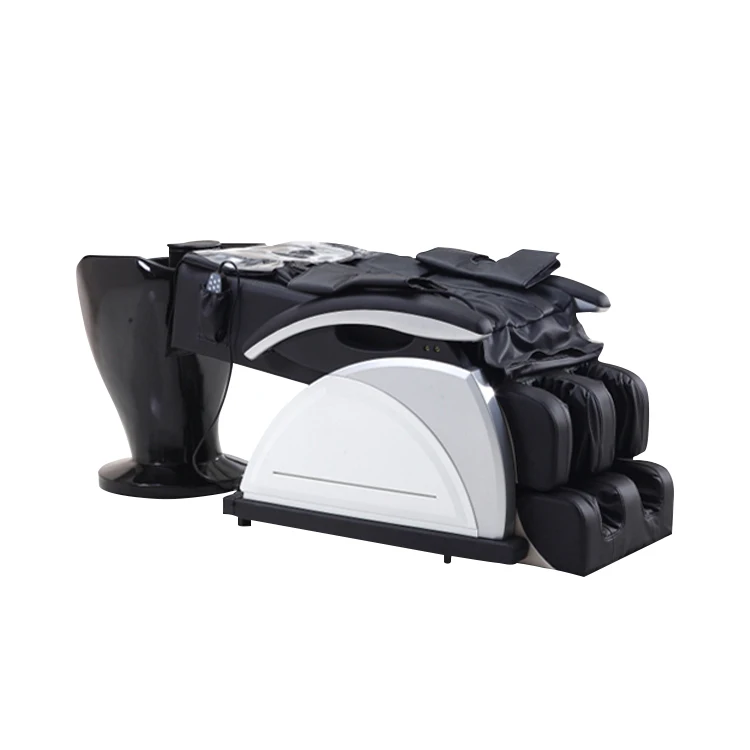 Черная, белая, золотая, розовая мебель для салона, удобная мойка волос и кровать, парикмахерская, массажная раковина, шампунь, стул с раковиной