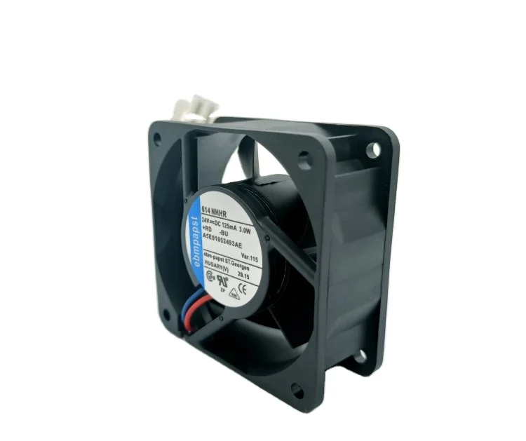 Ebmpapst 614NHHR 24V 125mA 3W dc fan high quality and performance axial fan  minitura radiator cooling fan